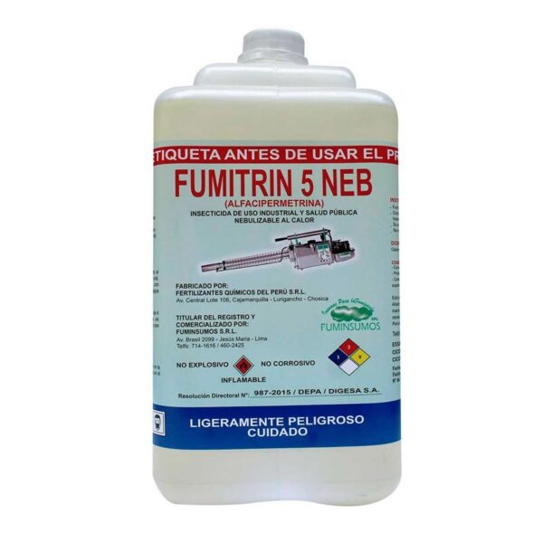 FUMITRIN 5 NEB – INSECTICIDA NEBULIZABLE – GALÓN