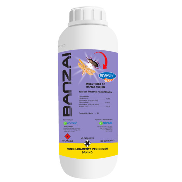 BANZAI INSECTICIDA E.C X LITRO – DELTAMETRINA + PIRIMIFOS METIL