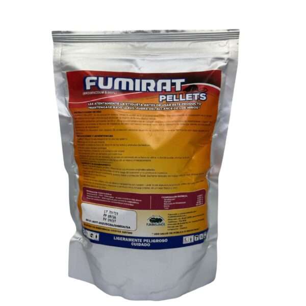 FUMIRAT PELLETS | BOLSA X 1 KG | RODENTICIDA | CONTROL DE ROEDORES - Imagen 2