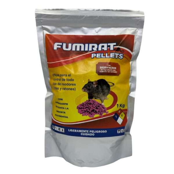 FUMIRAT PELLETS | BOLSA X 1 KG | RODENTICIDA | CONTROL DE ROEDORES
